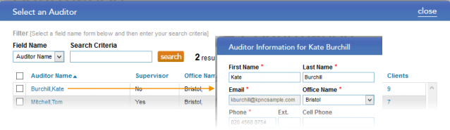 Modifier l'auditeur